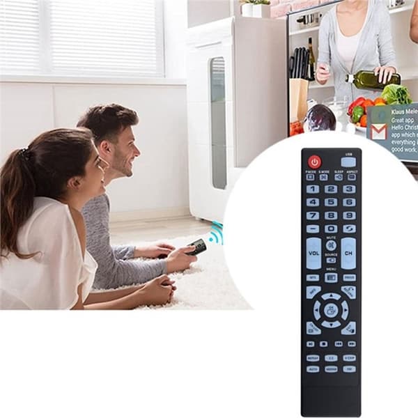 Fjärrkontroll Ersättning för ELEFW248 För Element TV Svart