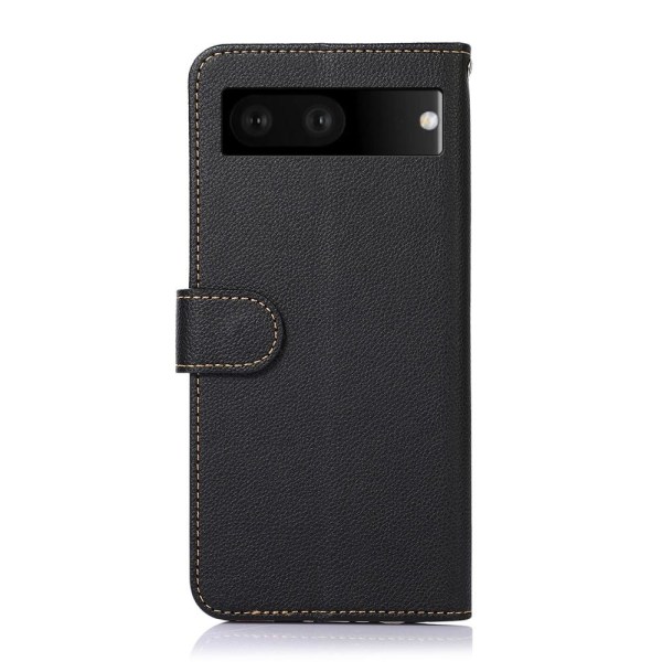 KHAZNEH Plånboksfodral till Google Pixel 7 - Svart/Röd Svart