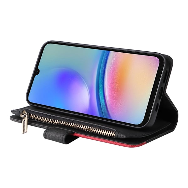 KT Multifunksjons Serie-5 Telefonveske for Samsung Galaxy A05s Black