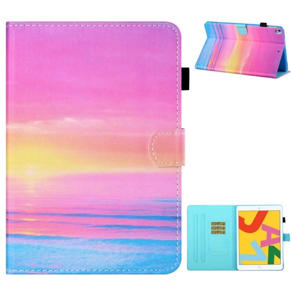 Tablettdeksel med stativ for iPad 10.2 (2021)/(2020)/(2019) - Solnedgang Multicolor