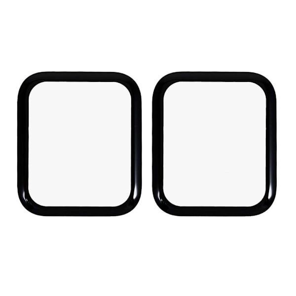 Apple Watch SE + SE 2022 44mm + Series 5/6 44mm Täysi peittävä näytönsuoja 2 kpl Transparent