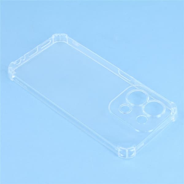 För Xiaomi Redmi 15C Fodral TPU Skal Baksida Förstärkta hörn Transparent