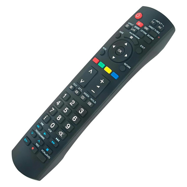 Fjernkontrollerstatning for N2QAYB000114 For Panasonic TV Black