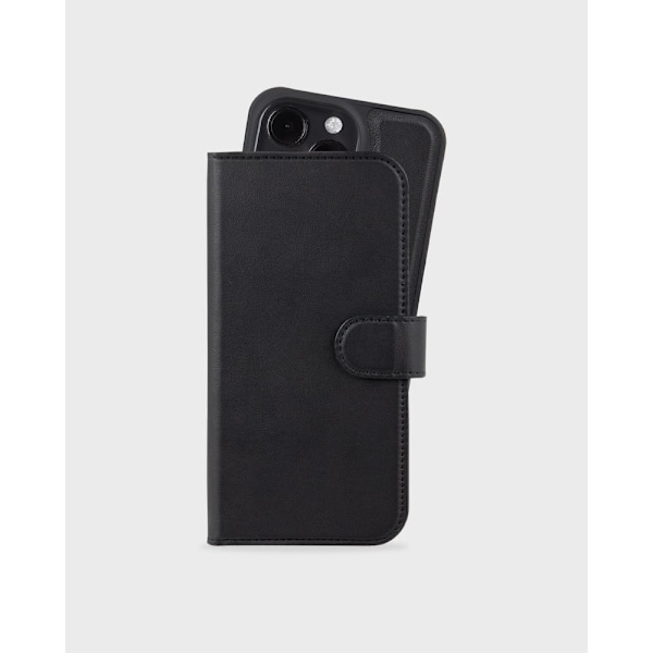 Holdit Cover Wallet Case Magnet Plus Black til iPhone 16 Pro Black