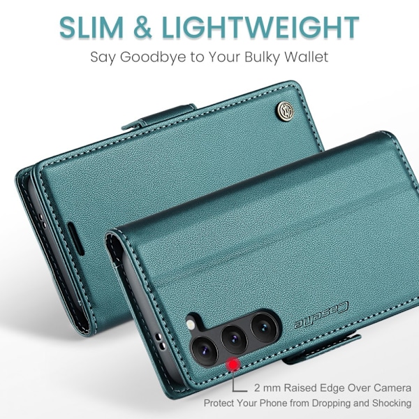 CASEME Retro Pung Taske til Samsung Galaxy S25 Green