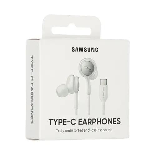 Samsung Stereo Headset EO-IC100 In-Ear høretelefoner Headset USB-C Hvid White