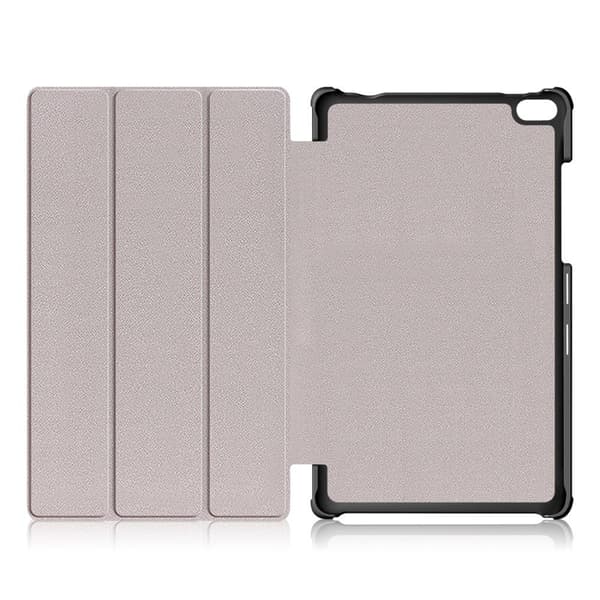 Tri - fold Stand Kansi - Lenovo Tab E8 - Musta Black