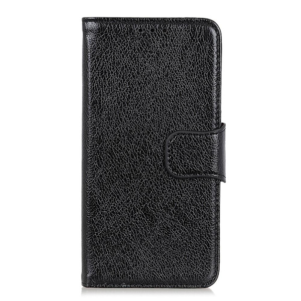 Sony Xperia L4 Lommebok - cover Teksturert Split - Sort Black