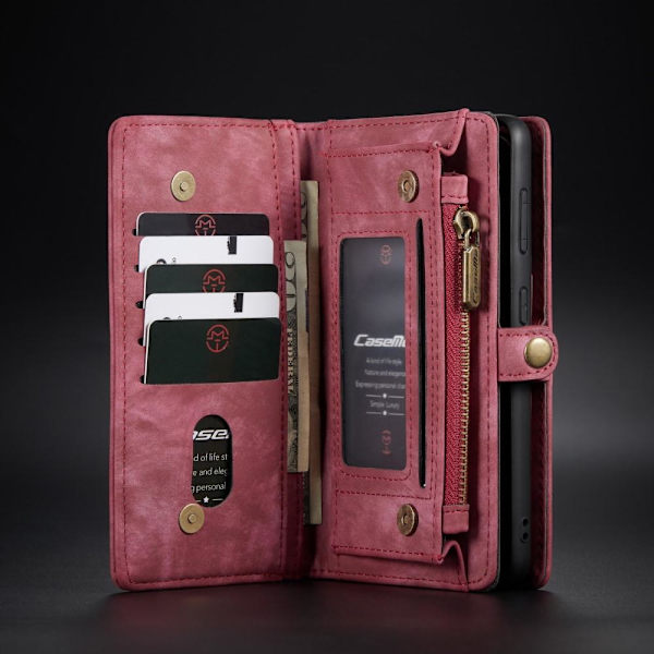 Samsung Galaxy S21 CASEME 2-in-1 Irrotettava - Punainen Red