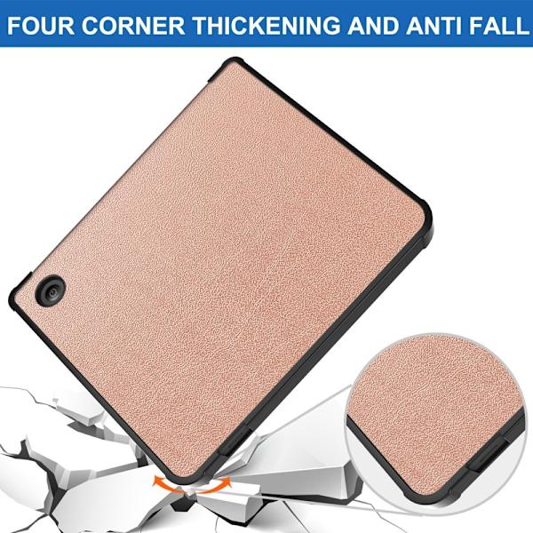 Kobo Libra Colour Kotelo PU Nahka + TPU E - Reader Suoja Pink gold
