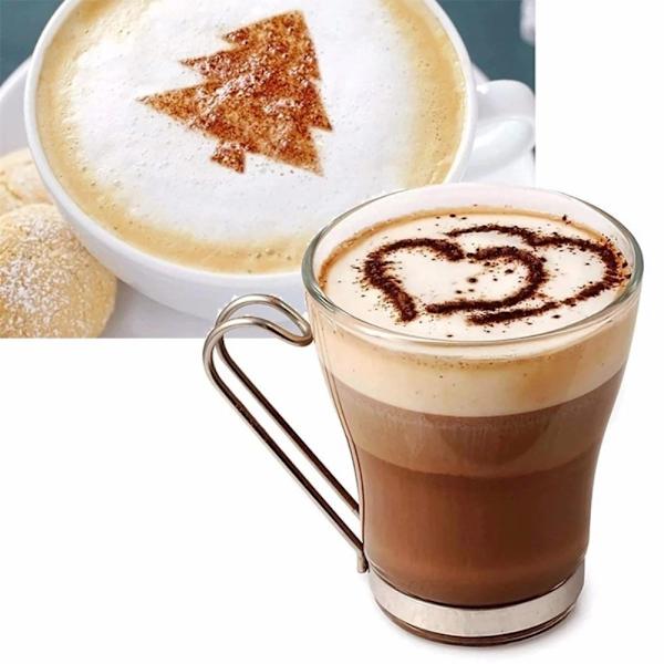 16 kakemaler Dekorasjon Kaker Cookies Baking Kaffe White
