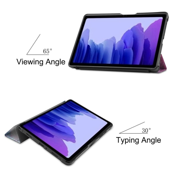 Tri-fold Stand Case til Samsung Galaxy Tab A7 10,4" - Plads Multicolor