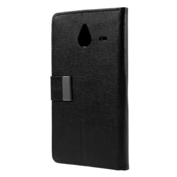 Microsoft Lumia 640 XL -lompakkokotelo Black