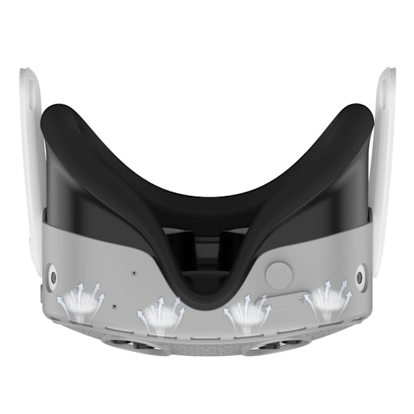 För Meta Quest 3S Skyddsfodral VR Headset Silikonskydd - Grå grå