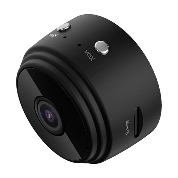 Övervakningskamera Camera Wireless Wifi IP Home Security Cam Kamera Svart