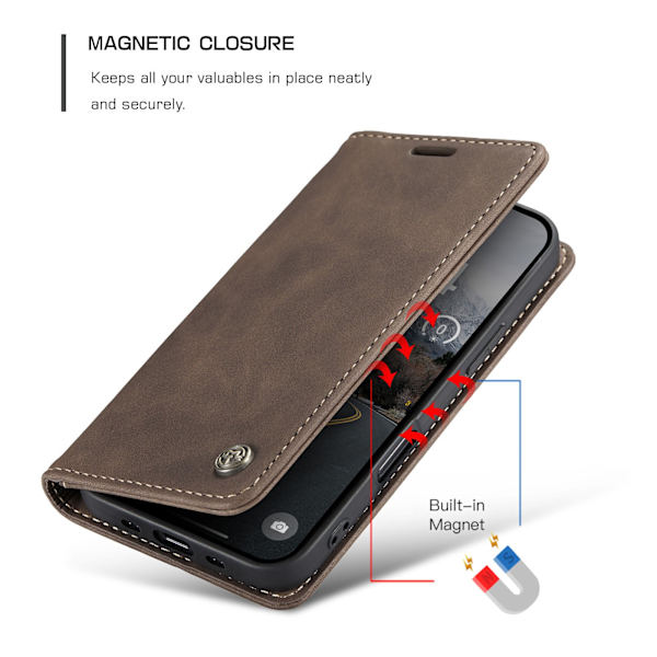 CASEME Lommebok-deksel Til iPhone Air Brown