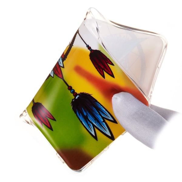 Luminous Glow Pattern Printing TPU Case for Samsung Galaxy S10e - Owl Dream Catcher Black