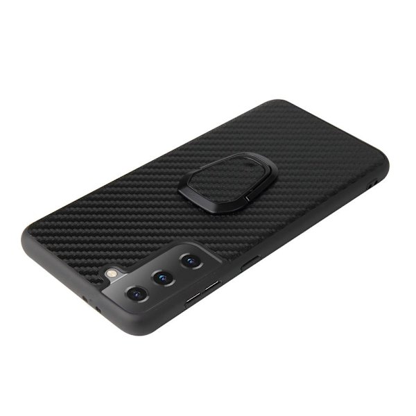 Samsung Galaxy S21+ (S21 Plus) Fingerring Stativetui Magnet Black