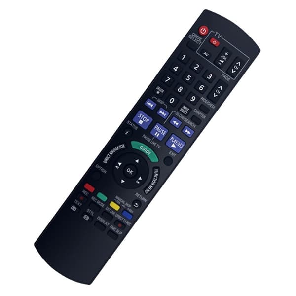 Fjärrkontroll Ersättning för N2QAYB000462 För Panasonic Blu-Ray DVD Spelare Svart