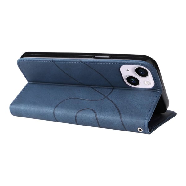 Til iPhone 15 Plus KT Series-1 Dobbeltfarvet etui Blue