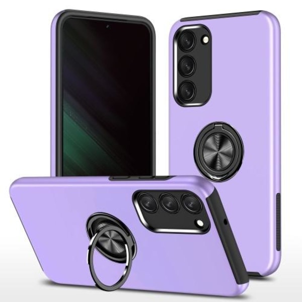 Samsung Galaxy S23+ Fingerring Kickstand Hybrid Taske - Lilla Purple