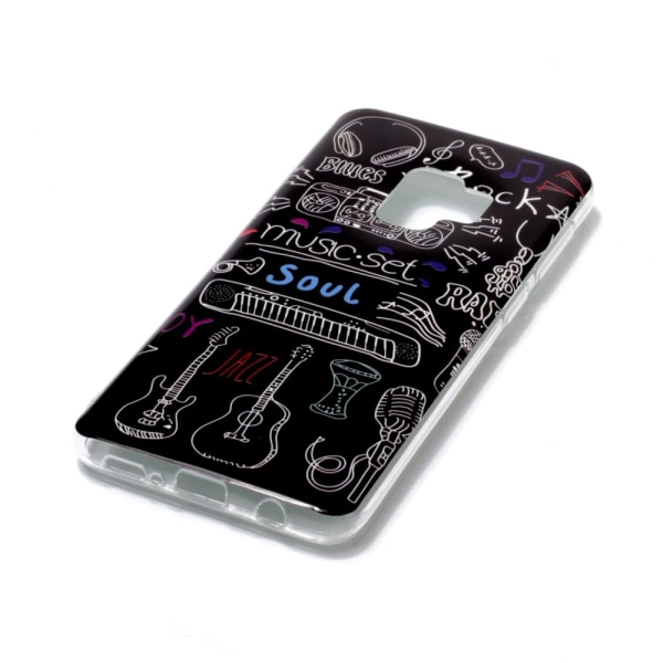 IMD Patterned TPU Mobile Cover Samsung Galaxy S9 SM-G960 - Musical Instruments