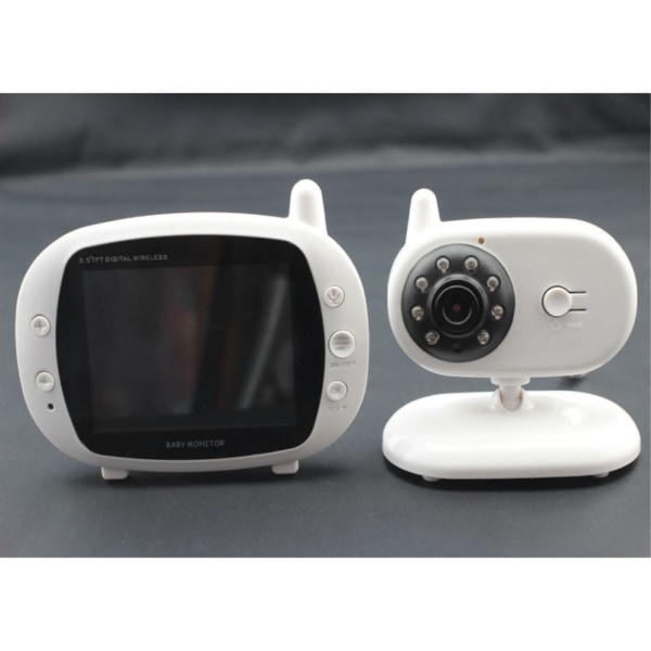 2.4G digitaalinen langaton 3,5 tuuman värillinen LCD-vauvamonito White
