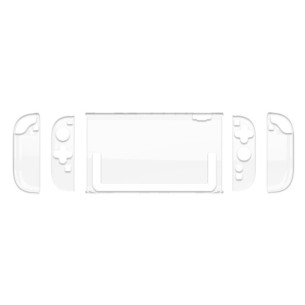 Kompatibelt med Nintendo Switch 2-deksel, støtsikkert PC-deksel Transparent
