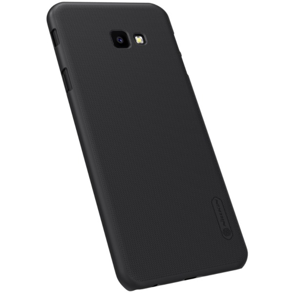 NILLKIN Samsung Galaxy J4+ Frostet Hardt Deksel - Svart Black