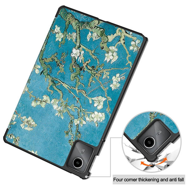 Lenovo Tab M11 kolminkertainen jalustan kansi - Blossom Multicolor