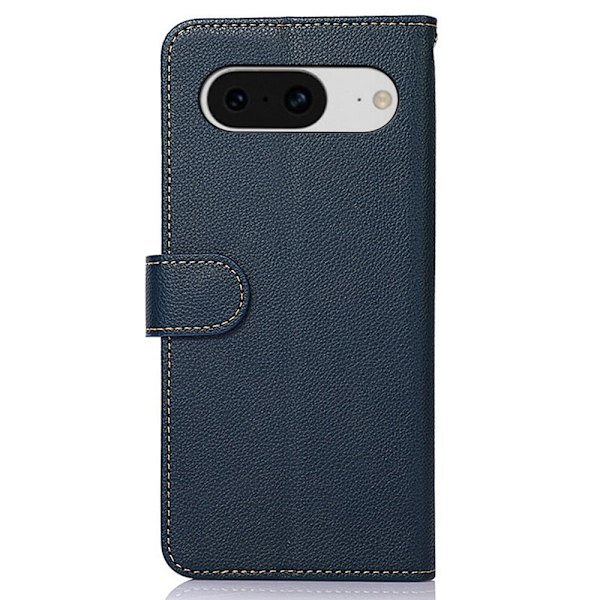 KHAZNEH Telefondæksel til Google Pixel 8- Blå/Brun Blue