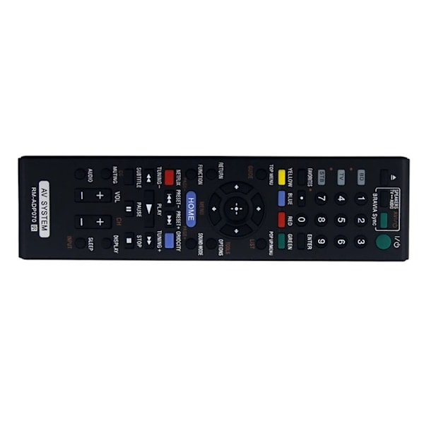 Kaukosäätimen vaihto RM-ADP070:lle Sony DVD:lle Black