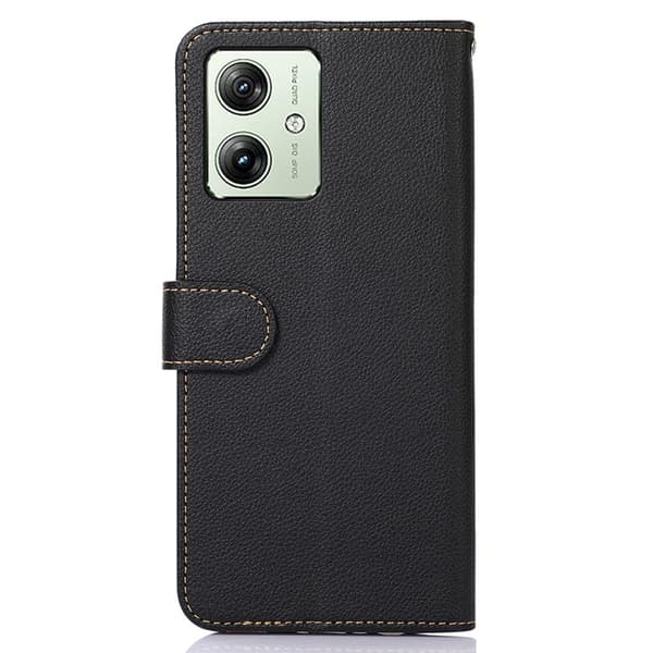 KHAZNEH Telefondæksel til Motorola Moto G54 5G Black