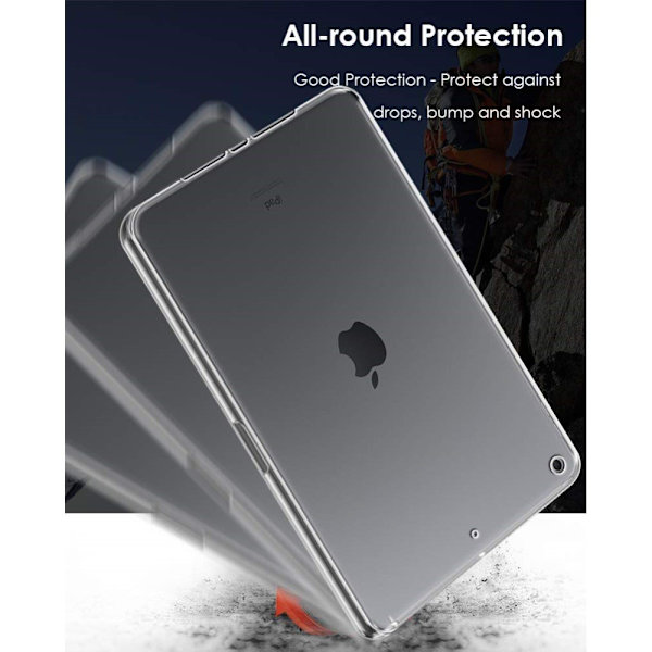 iPad 10.2 2021/2020/2019 TPU Skal - Transparent Transparent