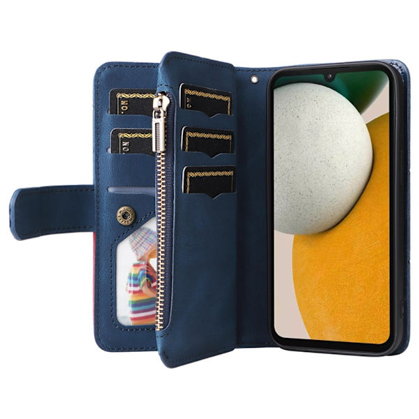 KT-monitoimisarja-5 Samsung Galaxy A15 -puhelinkotelolle Blue