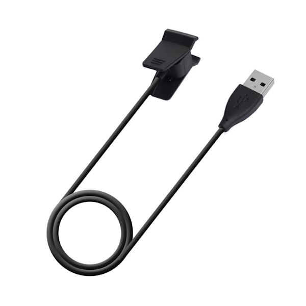 100cm udskiftning USB opladningskabel til Fitbit Alta - sort Black