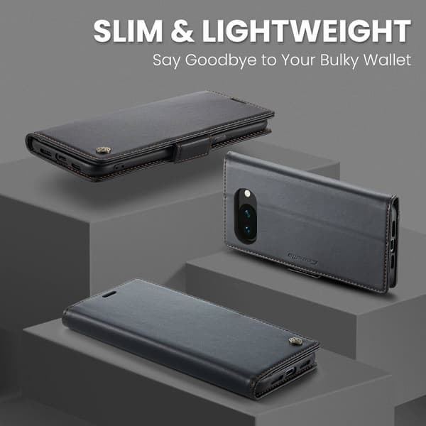 CASEME Til Google Pixel 10a RFID Blokerende Pungcover - Sort Black