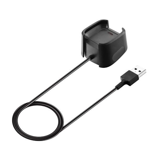 Fitbit Versa Lite 1m USB - oplader Smart Watch Opladningsdockingkabel Black