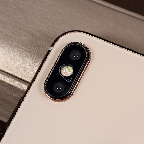 Skyddande härdat glas till Kamera lins till iPhone XS Max Transparent