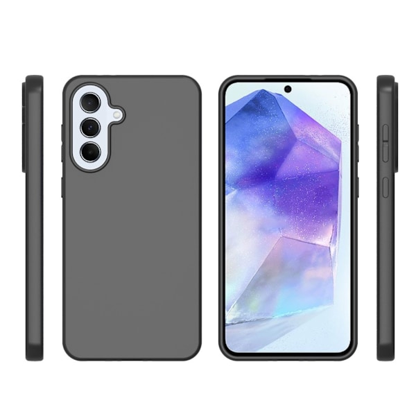 Til Samsung Galaxy A56 Case TPU Cover Bagside - Sort Black