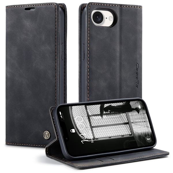 CASEME pungetui til iPhone 17e / 16e Black