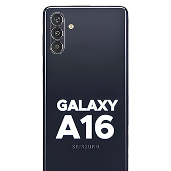 Till Samsung Galaxy A16 Heltäckande Skyddande härdat glas till Kamera lins Transparent