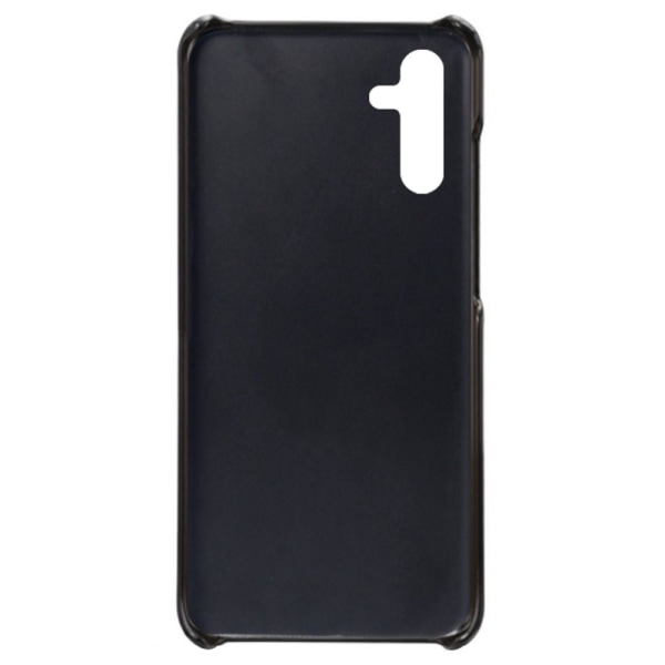 Samsung Galaxy A34 5G KSQ Pu-nahkapäällysteinen kuori kovalle ko Black