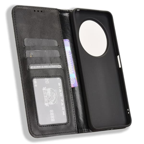 Til Xiaomi Redmi 14C Pung Stand Flip Telefonetui - Sort Black