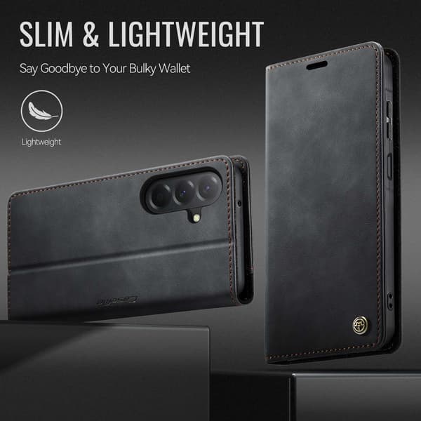 Samsung Galaxy A37 5G CASEME 023 Lompakkokoteloon Black
