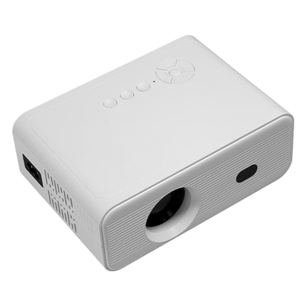 4K projektor WiFi 6 Bluetooth 5.2 Android 11 1+8G hjemmeprojektor White
