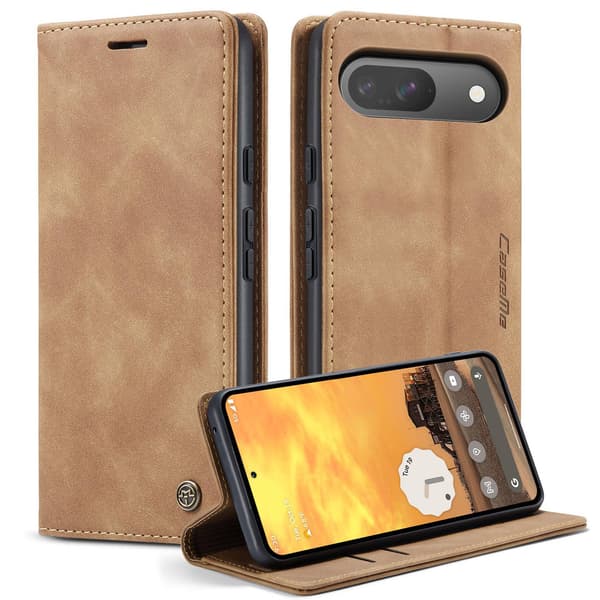 CASEME Google Pixel 10 Pro / Pixel 10 Kotelo Teline Puhelinkotelo Brown