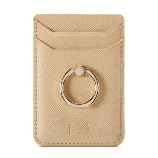 MUXMA Korthållare Ring Ställ RFID Blockerande Kreditkort - Guld Guld
