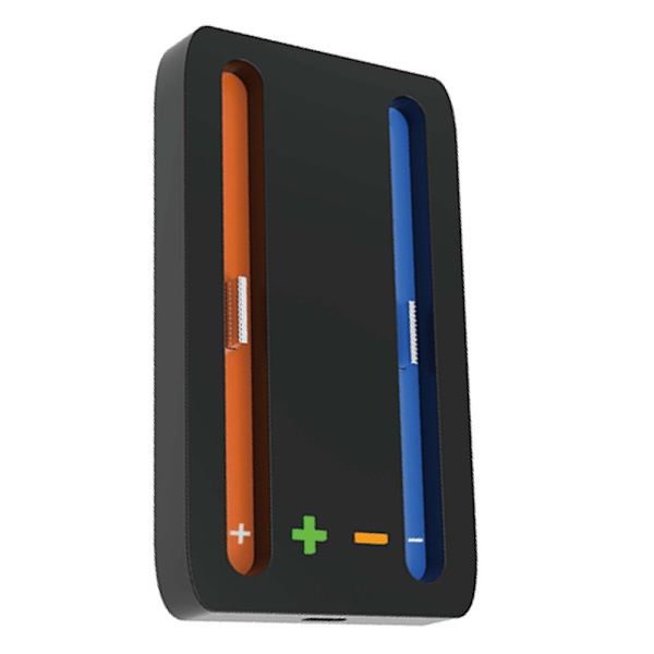 Kompatibel med Nintendo Switch 2 opladningsdock til Joy-Con. Håndterer 2 slots. Black