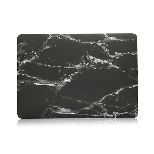 MacBook Air 13.3 A1932 (2018) + Retina Modelldeksel - Marmor Svart Black